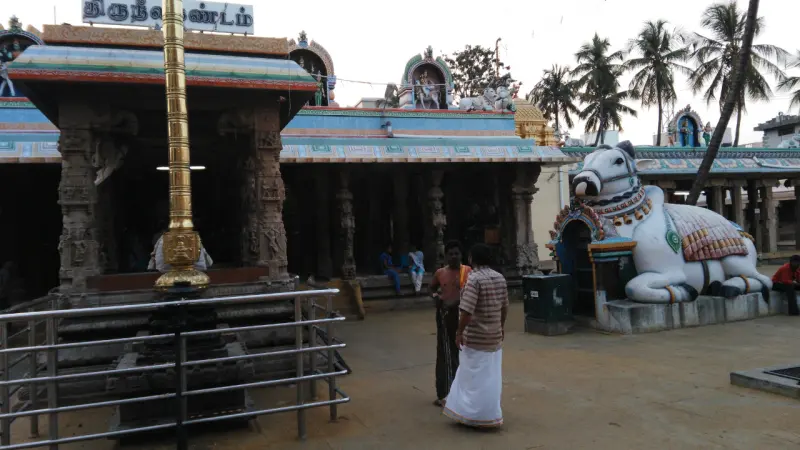 A shrine inside the temple