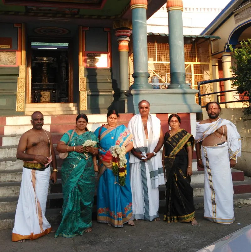 A shrine inside the temple